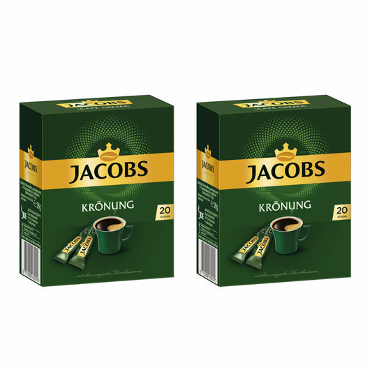 Jacobs Krönung, Instant Kaffee, Getränkepulver zum Aufgießen, 40 Portionen à 1.8 g