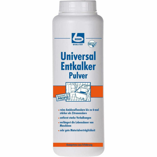 Becher Universalentkalker Pulver, Kalkreiniger, Entkalker, 1 kg