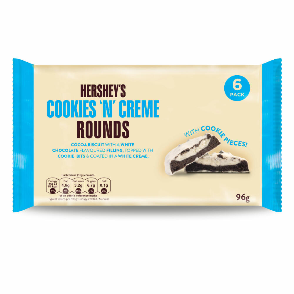 Cookie Set Hersheys Cookies n Creme Rounds, Reeses Rounds, Kekse, Cookies, Schokokekse, 2 x 96 g