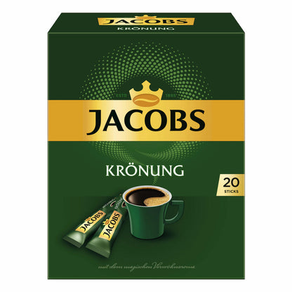 Jacobs Krönung, Instant Kaffee, Getränkepulver zum Aufgießen, 160 Portionen à 1.8 g