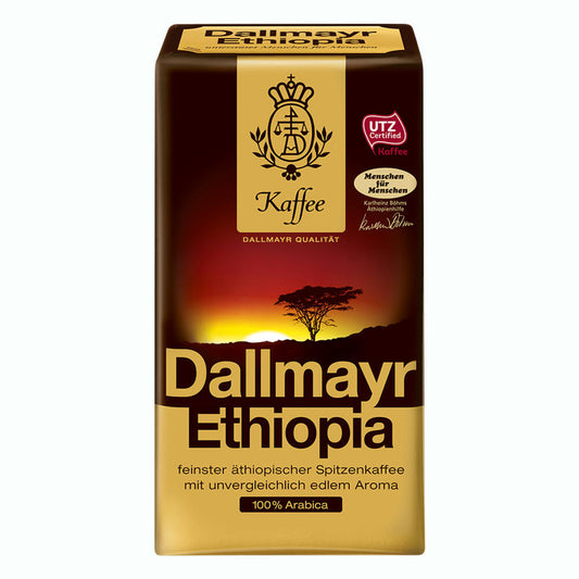 Dallmayr Ethiopia, Ground Coffee, Filter Coffee, Roasted Coffee, 100% Arabica, 500 g