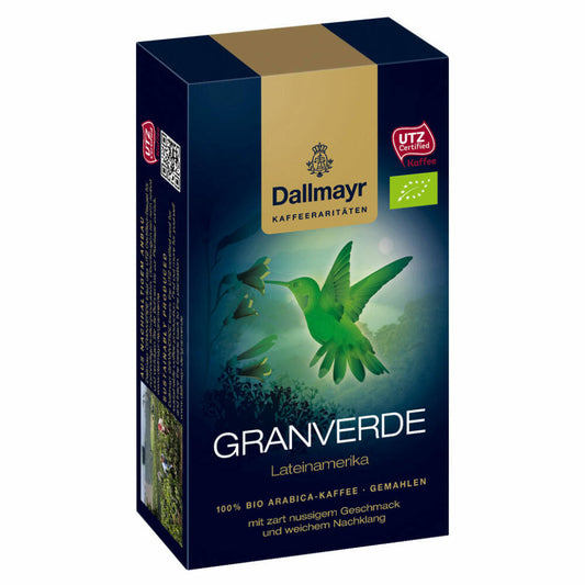 Dallmayr Granverde Latin America, Coffee Rarities, Ground Roasted Coffee, Delicate Nutty, 250 g