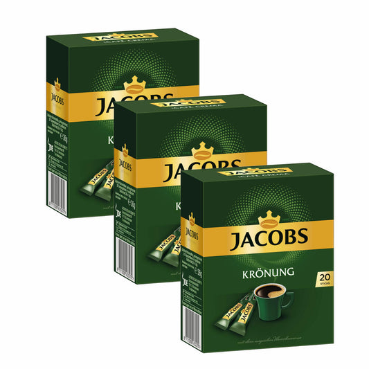 Jacobs Krönung, Instant Kaffee, Getränkepulver zum Aufgießen, 60 Portionen à 1.8 g