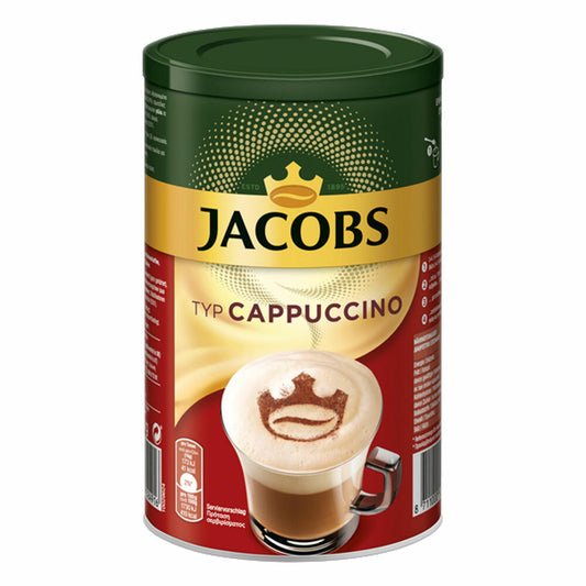 Jacobs Moments Cappuccino, Soluble Coffee, Instant Coffee, Instant Coffee, Soluble Coffee, Can, 220 g