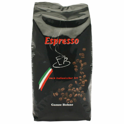 Schirmer Kaffee Espresso, ganze Bohnen, 8er Pack, Kaffeebohnen, 8 x 1000g