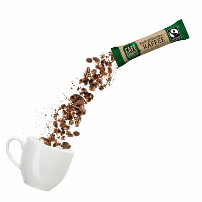 Café Express coffee sticks decaffeinated, soluble decaf coffee, instant coffee, 500 x 1.5 g