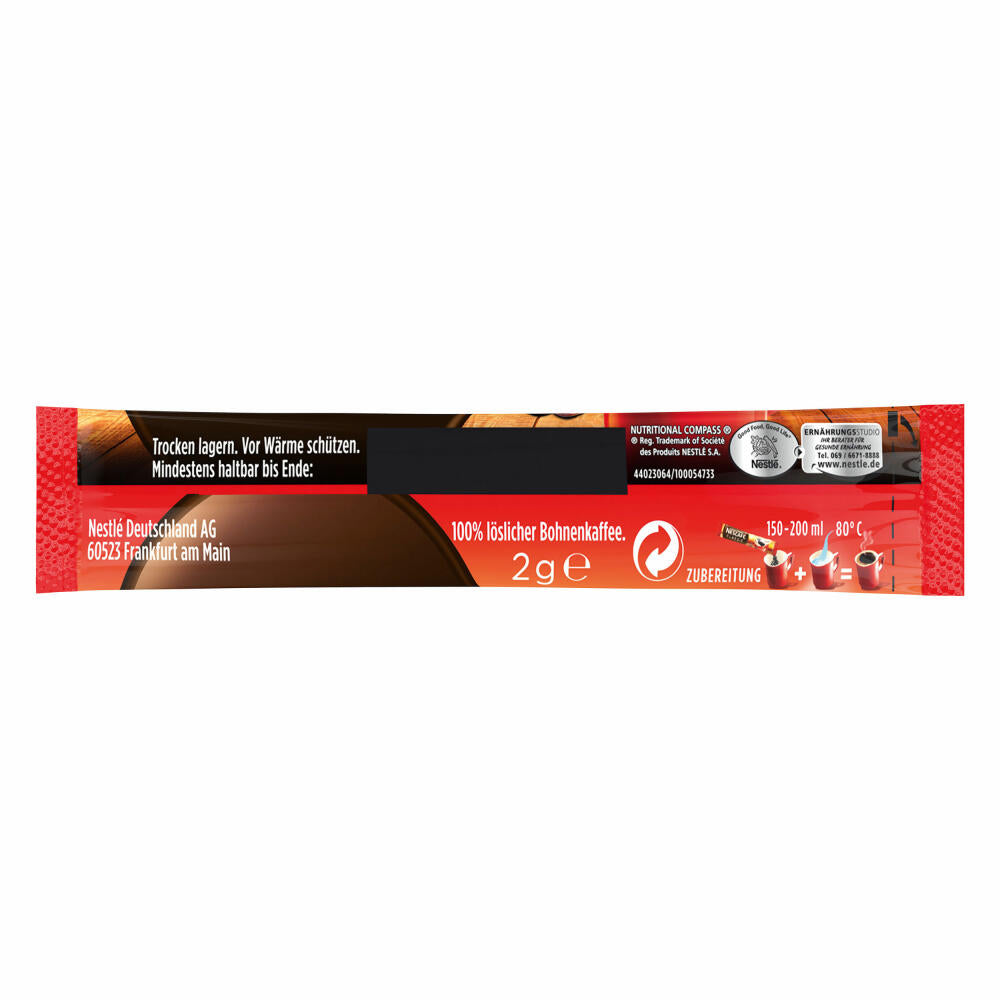 Nescafé Classic, Löslicher Bohnenkaffee, Instantkaffee, Kaffee Sticks, 10 Portionen