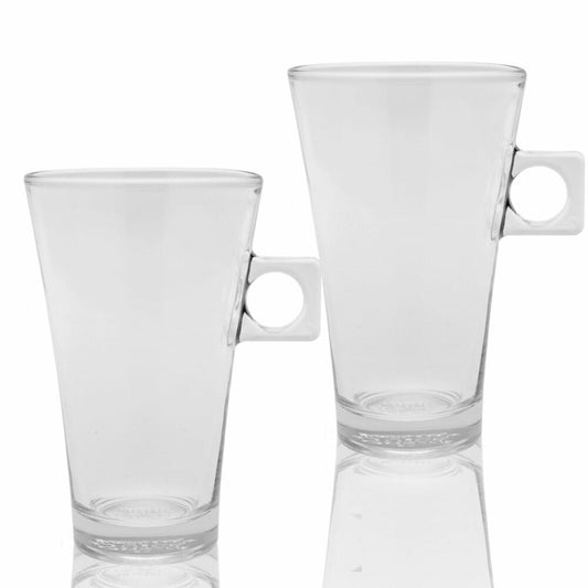 Nescafé Dolce Gusto Latte Macchiato Design Glas, 2er Set, Kaffeetasse, Tasse, Becher, 200 ml