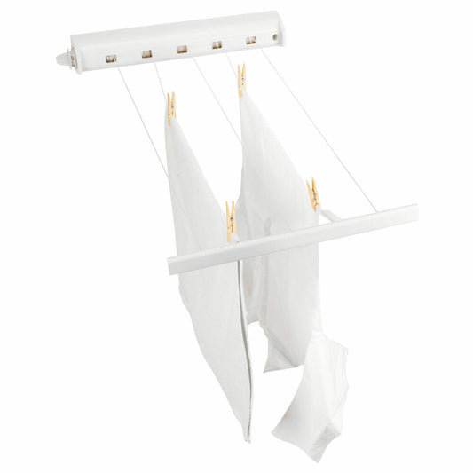 Brabantia Extendable Clothesline, Clothes Dryer, White, 22 Meters, 385728