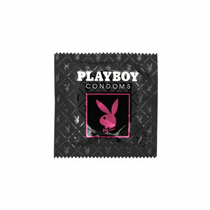 Playboy Condoms Kondome Feuerwerk, Verhütungsmittel, Ultimative Stimulation, mit Gleitgel gratis, 54 mm, 4 x 10 Stück