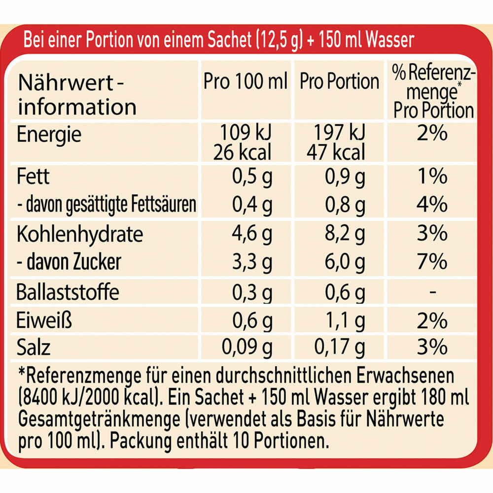 Nescafé Gold Typ Cappuccino Entkoffeiniert, Löslicher Bohnenkaffee, Instantkaffee, Instant Kaffee, 12 x 10 Portionen