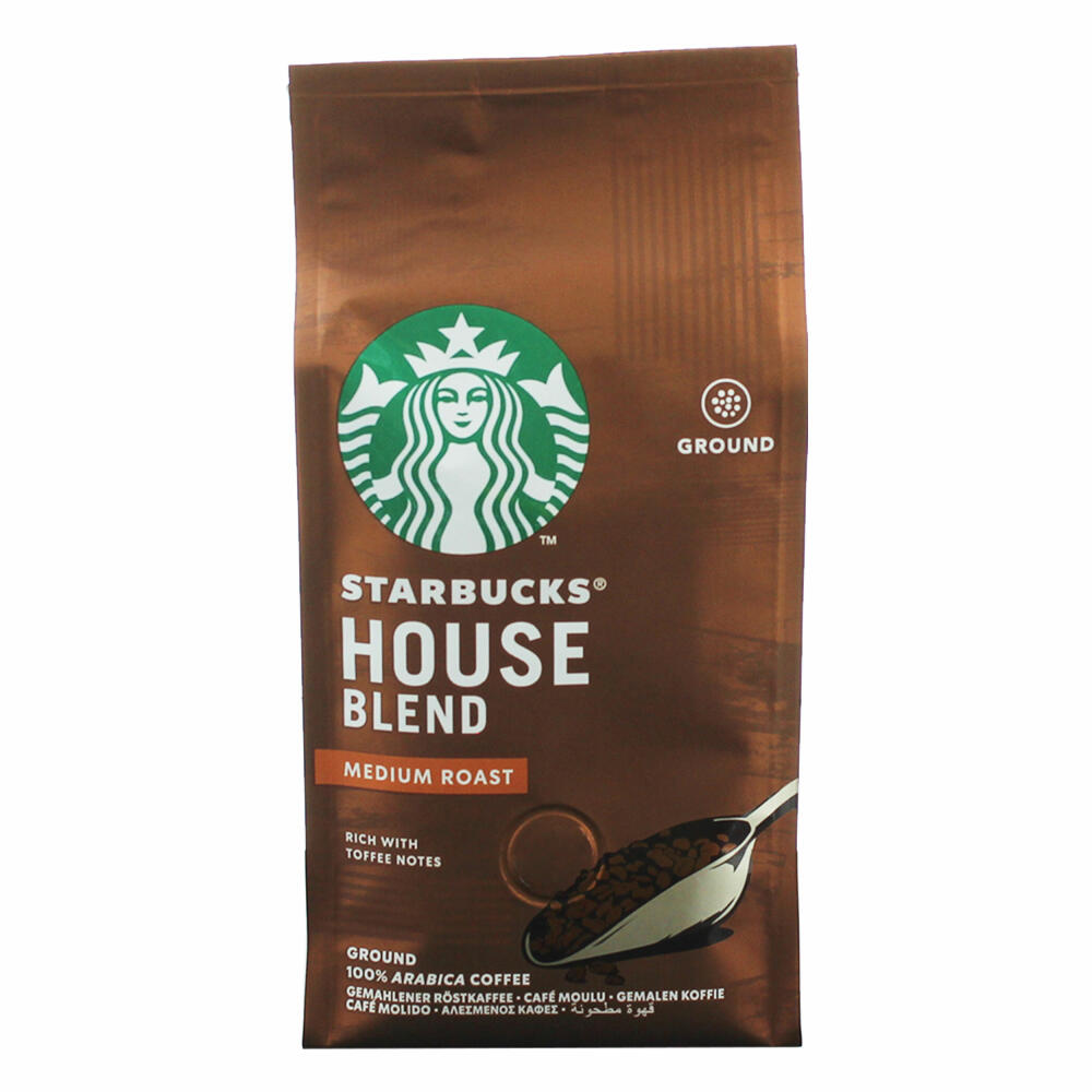 Starbucks Roasted Coffee Complete Set, All Varieties, 3 x Ground + 3 x Whole Beans, Coffee, 6 x 200 g