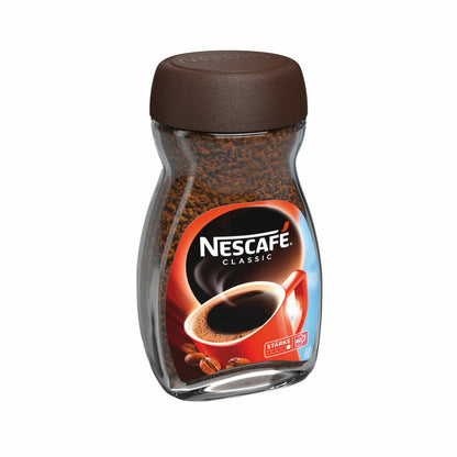 Nescafé Classic 100% löslicher Bohnenkaffee, 8er Set, 8 x 100g Glas (für ca. 320 Becher)