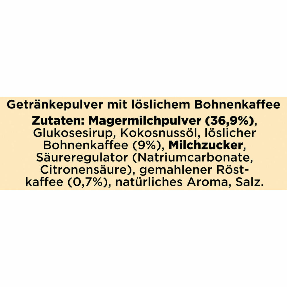 Nescafé Gold Typ Latte, Löslicher Bohnenkaffee, Instantkaffee, Instant Kaffee, 8 Portionen, 012404697