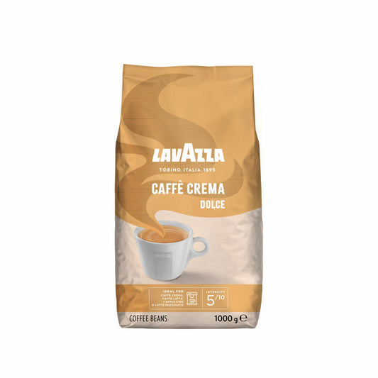 Lavazza Kaffee Caffe Crema Dolce, ganze Bohnen, Bohnenkaffee, 1000 g