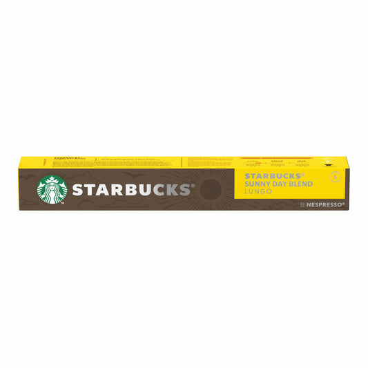 Starbucks Sunny Day Blend Coffee, Blonde Roast, for Nespresso, 10 Coffee Capsules, 56 g