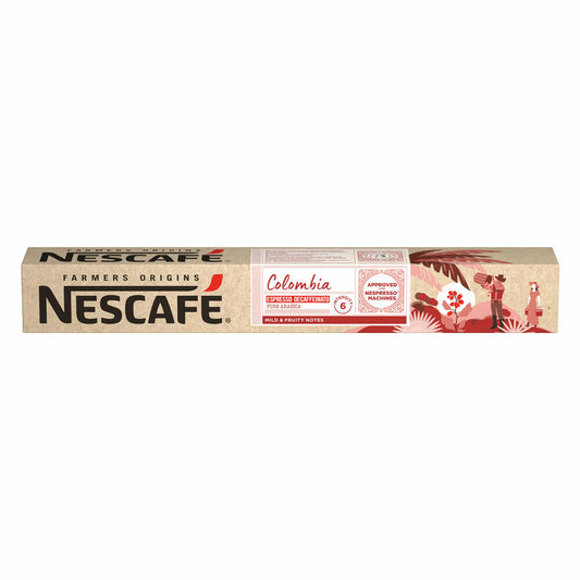 Nescafé Espresso Colombia, Farmers Origins, Nespresso coffee capsules, 10 pieces, 53 g