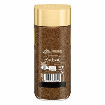 Nescafé Gold Original, löslicher Bohnenkaffee, Kaffee, Glas, 200 g, für 100 Tassen