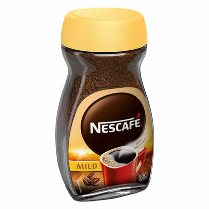 Nescafé Classic Mild, löslicher Bohnenkaffee, Kaffee, Glas, 200 g, für 100 Tassen