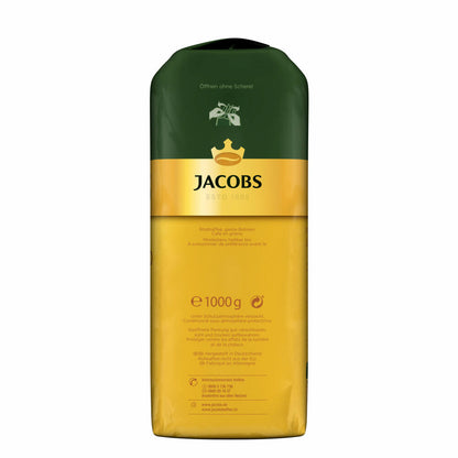 Jacobs Crema Italiano Expertenröstung, Bohnenkaffee, ganze Bohnen, Röstkaffee, Kaffeebohnen, 1000 g