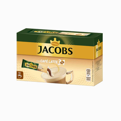 Jacobs 3in1 soluble coffee, type Café Latte, instant coffee, 30 cup portions