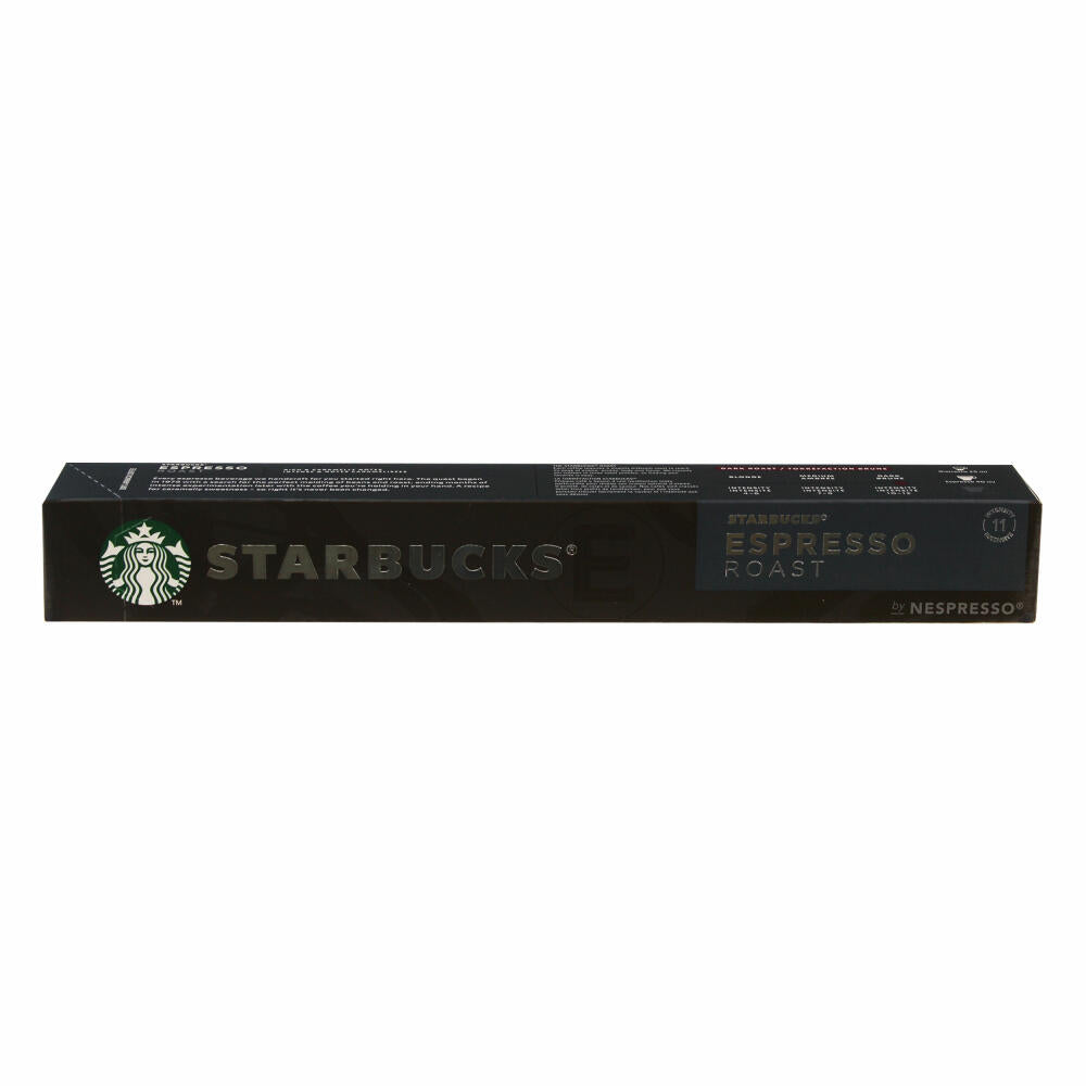 Starbucks Espresso Roast Kaffee, 12er Set, Dark Roast, Röstkaffee, Nespresso kompatibel, Kaffeekapseln, 120 Kapseln