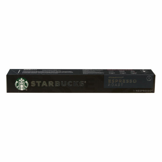 Starbucks Espresso Roast Kaffee, Dark Roast, Röstkaffee, Nespresso kompatibel, Kaffeekapseln, 10 Kapseln