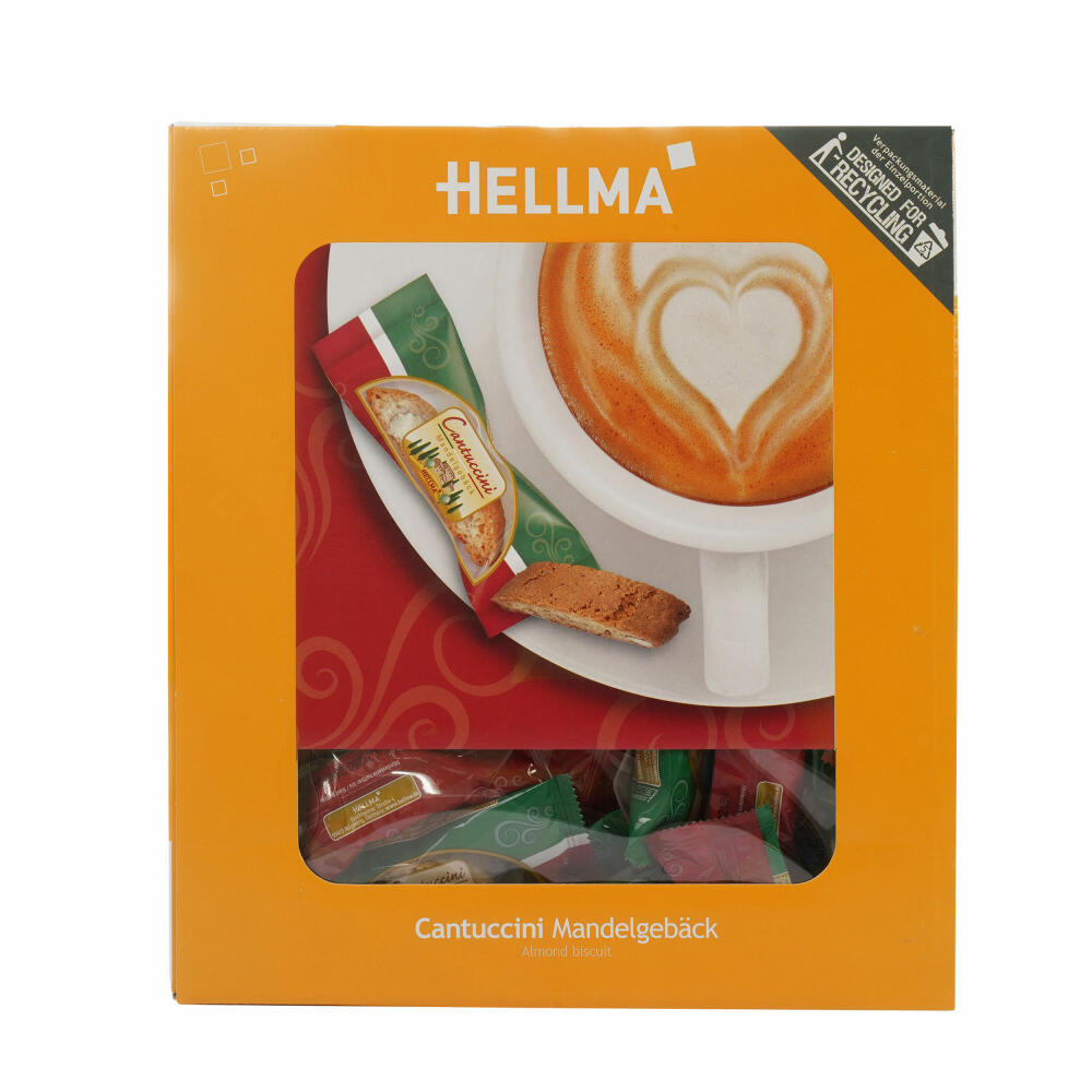 HELLMA Cantuccini, Italian almond biscuits, coffee biscuits, 60 pieces