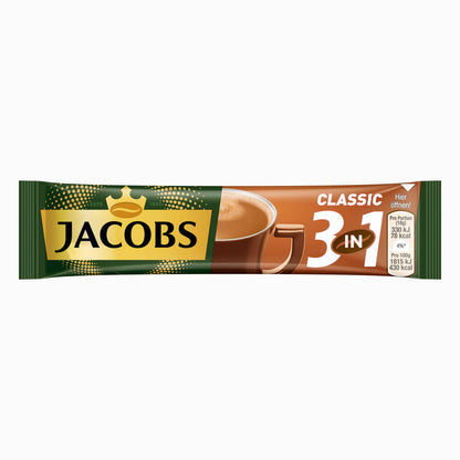 Jacobs 3in1 soluble coffee, instant coffee, pack of 3, 3 x 10 cup portions