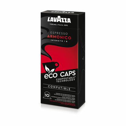 Lavazza Eco Coffee Capsules Espresso Armonico, Nespresso compatible, Coffee Capsule, 10 x 10 capsules