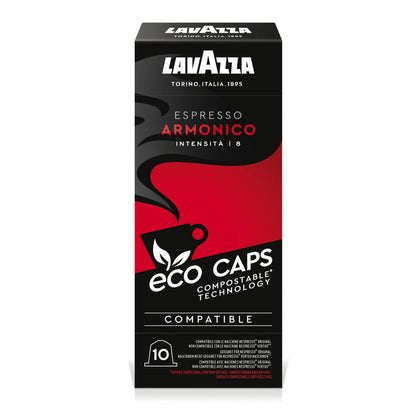 Lavazza Eco Coffee Capsules Espresso Armonico, Nespresso compatible, Coffee Capsule, 5 x 10 Capsules