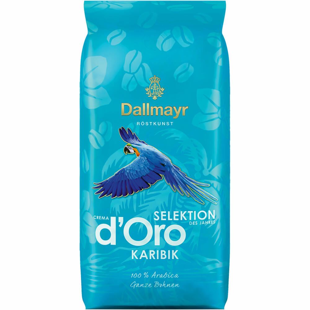 Dallmayr Crema dOro Selektion des Jahres 2023 Namasté Kaffee, 2er Set, Bohnenkaffee, Röstkaffee, Ganze Bohnen, Kaffebohnen, 2 x 1000 g