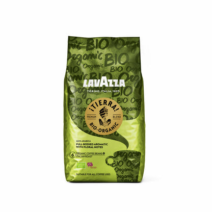 Lavazza Kaffee Tierra Bio Organic, ganze Bohnen, Bohnenkaffee, Set, 3 x 1000 g