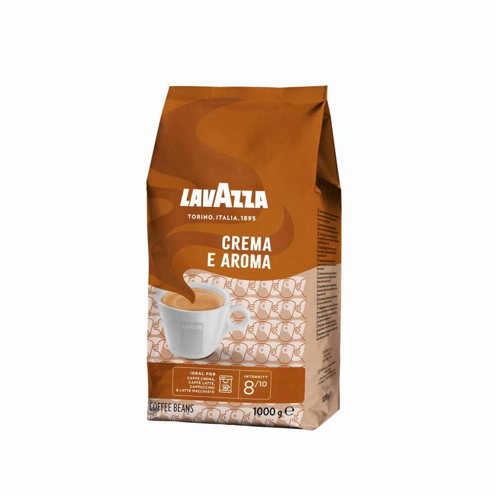 Lavazza Kaffee Bohnen Crema E Aroma, Bohnenkaffee, 2er Pack, 2 x 1000g