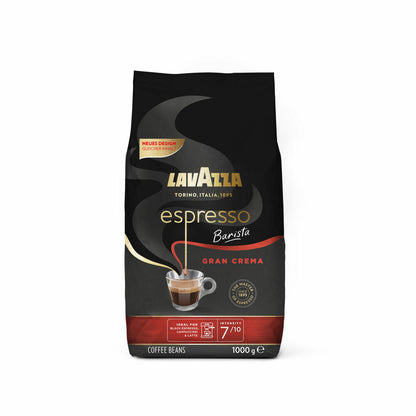 Lavazza Kaffee Espresso Barista Gran Crema, ganze Bohnen, Bohnenkaffee, Set, 5 x 1000 g