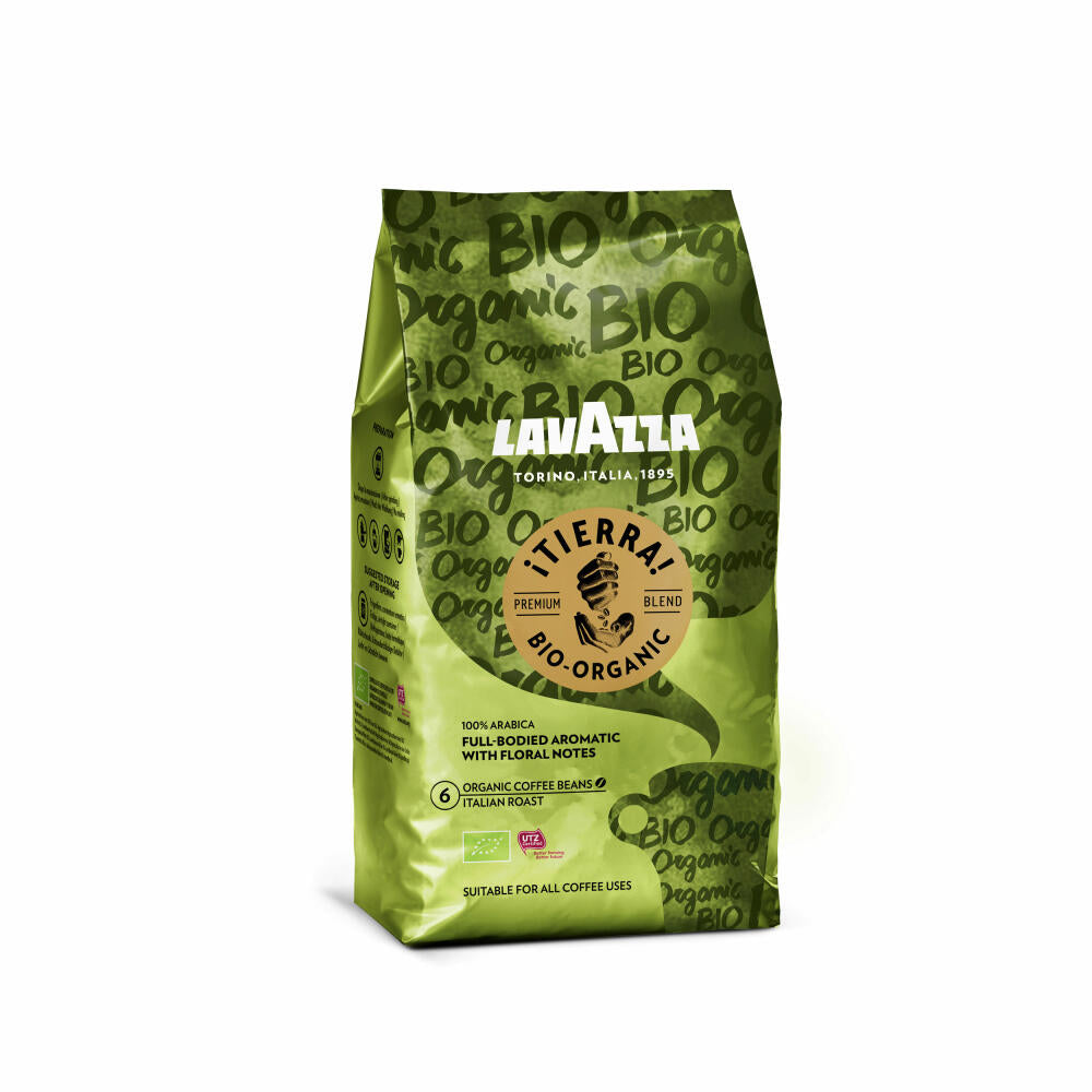 Lavazza Kaffee Tierra Bio Organic, ganze Bohnen, Bohnenkaffee, Set, 3 x 1000 g