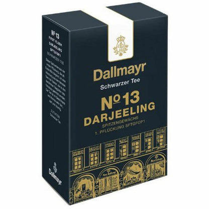 Dallmayr Schwarztee - Nr. 13 Darjeeling First Flush, Schwarzer Tee, Black Tea, Loser Tee, Ceylon Tee, Zart / Edel, 100 g