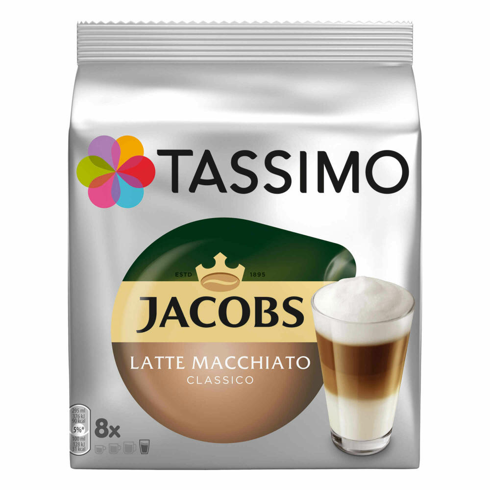 Tassimo Cream Collection, 3 Sorten, Kaffee, Kakao, Milchkaffee, Kapseln, 40 T-Discs