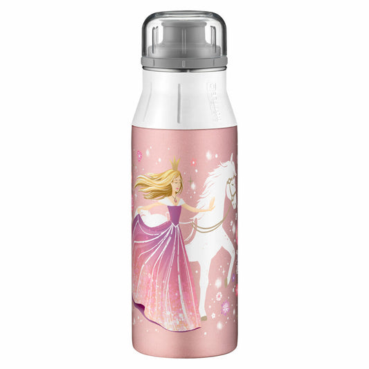 Alfi children's drinking bottle elementBottle Kids, drinking bottle, sports bottle, bottle, stainless steel, Flower Princess, 600 ml, 5357.207.060