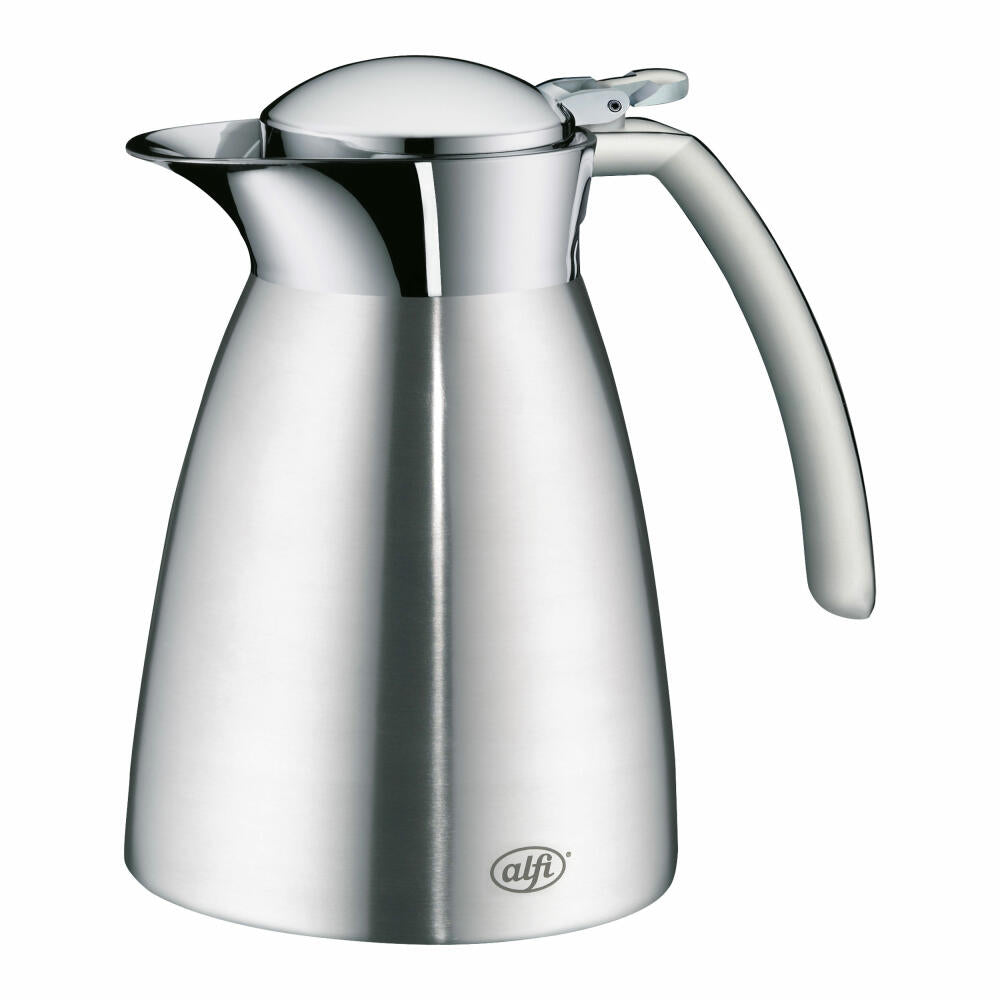 Alfi Isolierkanne Gusto TT, Iso Kanne, Kaffeekanne, Doppelwandig, Edelstahl mattiert , 0.4 L, 3527.205.040