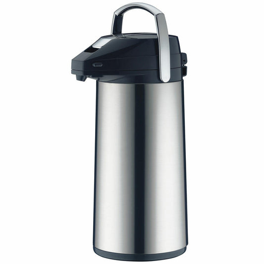 Alfi insulated jug, insulated drinks dispenser, jug, pump jug, polished stainless steel, 2.2 liters, 987000220