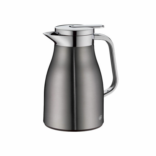 Alfi Skyline vacuum flask, thermos flask, stainless steel, cool grey matt, 0.65 L, 1321234065