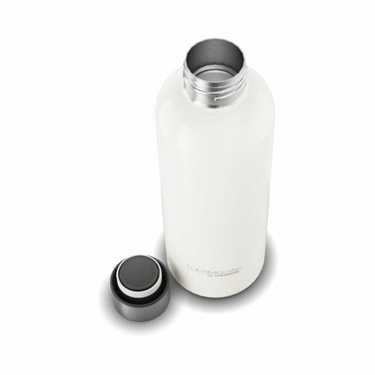 THERMOS Isolier-Trinkflasche TC DAILY BOTTLE, Thermosflasche, Isoflasche, Flasche, Edelstahl, White Mat, 500 ml, 4200211050