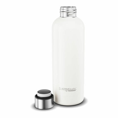 THERMOS Isolier-Trinkflasche TC DAILY BOTTLE, Thermosflasche, Isoflasche, Flasche, Edelstahl, White Mat, 500 ml, 4200211050