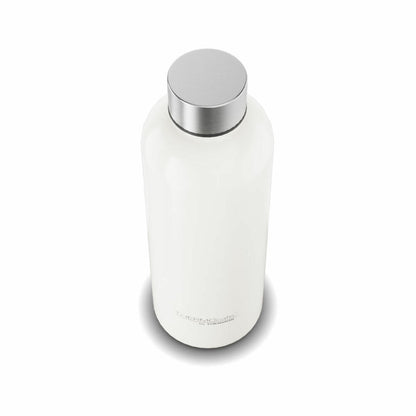 THERMOS Isolier-Trinkflasche TC DAILY BOTTLE, Thermosflasche, Isoflasche, Flasche, Edelstahl, White Mat, 500 ml, 4200211050