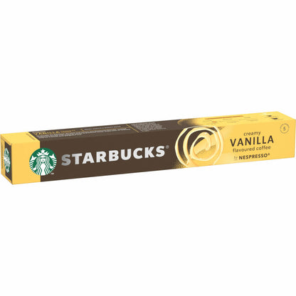 Starbucks Vanilla Flavoured Coffee, Blonde Roast, Röstkaffee, Nespresso kompatibel, Kaffeekapseln, 10 Kapseln