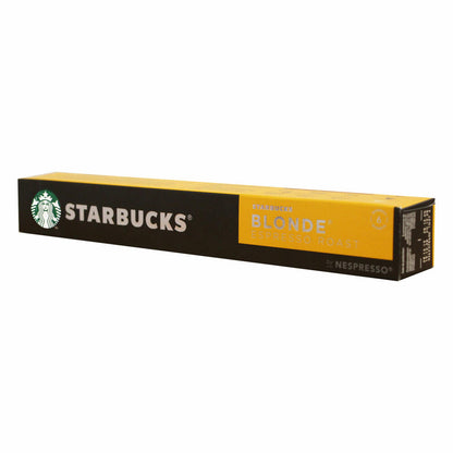 Starbucks Blonde Coffee, Set of 12, Espresso Roast, Roasted Coffee, Nespresso Compatible, Coffee Capsules, 120 Capsules