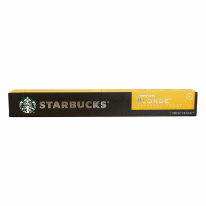 Starbucks Blonde Coffee, Set of 12, Espresso Roast, Roasted Coffee, Nespresso Compatible, Coffee Capsules, 120 Capsules