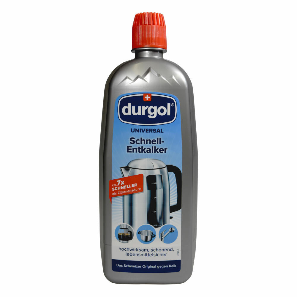 Durgol Universal Schnell Entkalker für Geräte, Armaturen, Oberflächen, Flasche, 7 x 750 ml