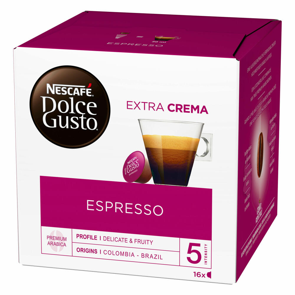 Nescafé DOLCE GUSTO Cups Gift Set, 3 Packs with Cup Espresso, Coffee, Coffee Capsule, Capsules